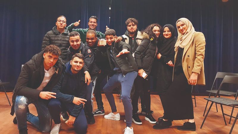 School des levens met Gouden rand